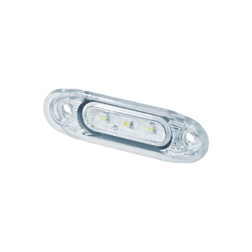 STRANDS 3 LEDS ENCATRABLE BLANC