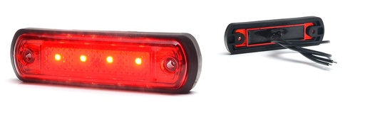 FEU 4 LEDS ROUGE