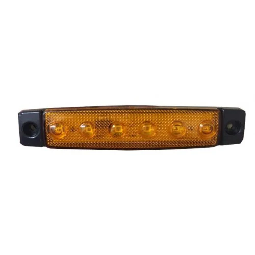 FEU 6 LEDS EXTRA PLAT ORANGE