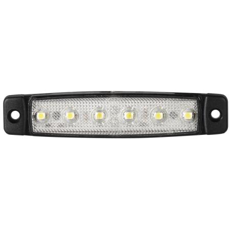 FEU 6 LEDS EXTRA PLAT BLANC