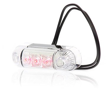 FEU DE POSITION 3 LEDS STRANDS ROUGE